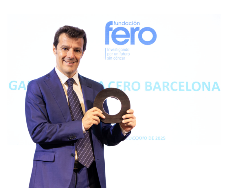 El Dr. Pablo Menéndez rep el premi FERO-Aladina en càncer pediàtric