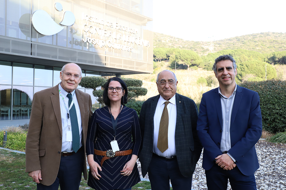 The Josep Carreras Institute receives the visit of the Catalan Minister of Research and Universities, Joaquim Nadal