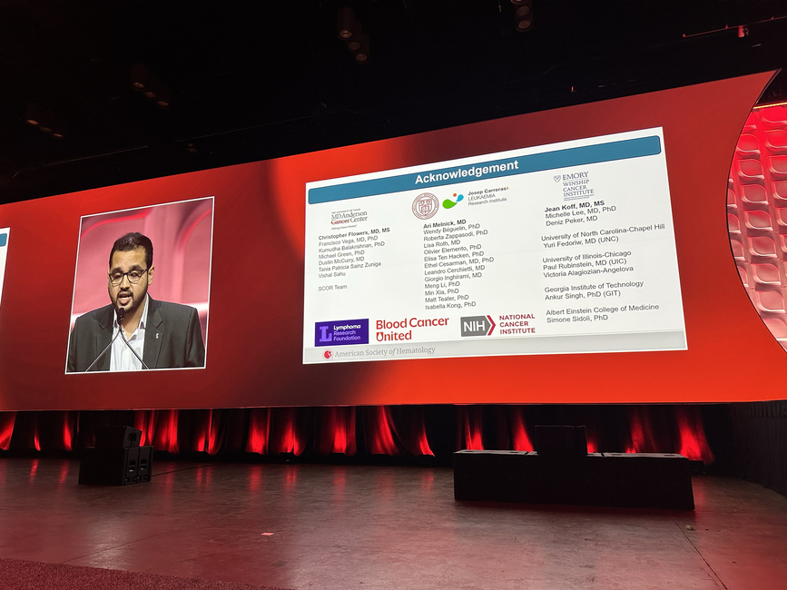 Research from the Melnick lab on African ancestry lymphoma reaches the ASH Scientific Plenary Session