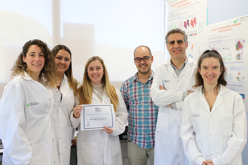 El Instituto de Investigación contra la Leucemia Josep Carreras, primer centro acreditado en Visum Spatial Transciptomics por 10x Genomics